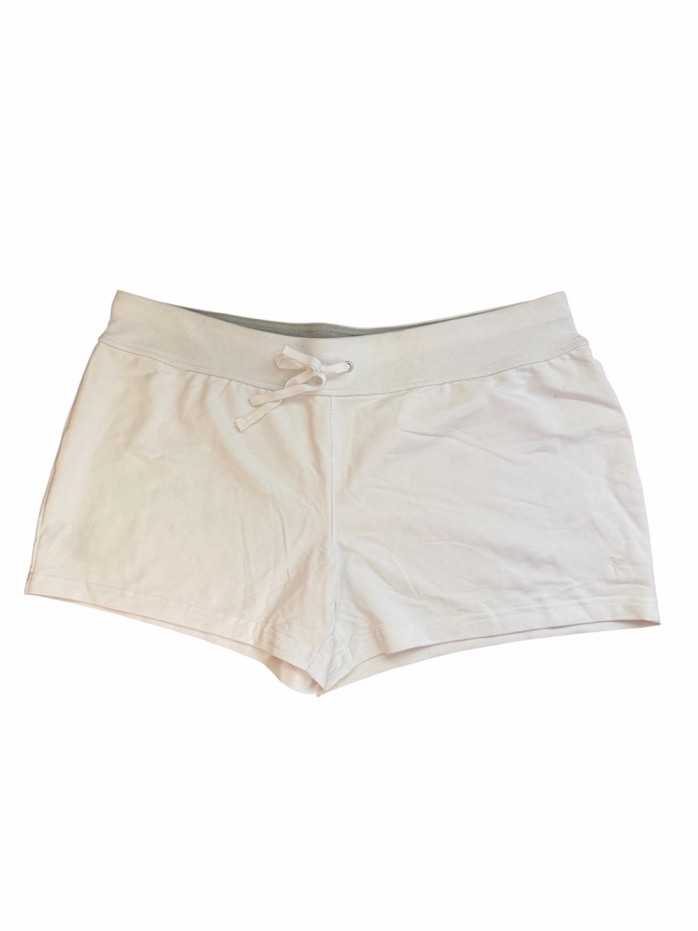 Danskin Now White Athletic Drawstring Shorts